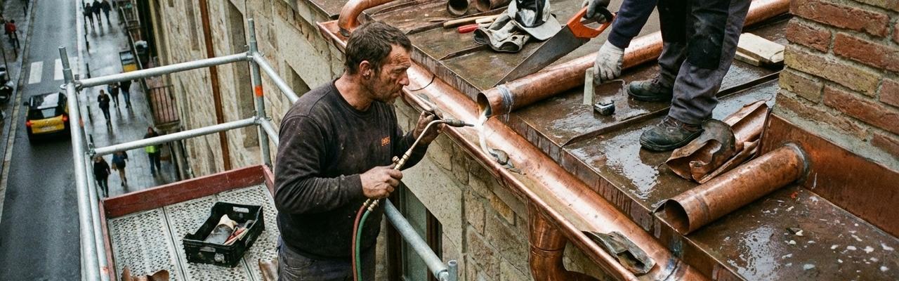 Montaje y reparación de bajantes y canalones en alhendin