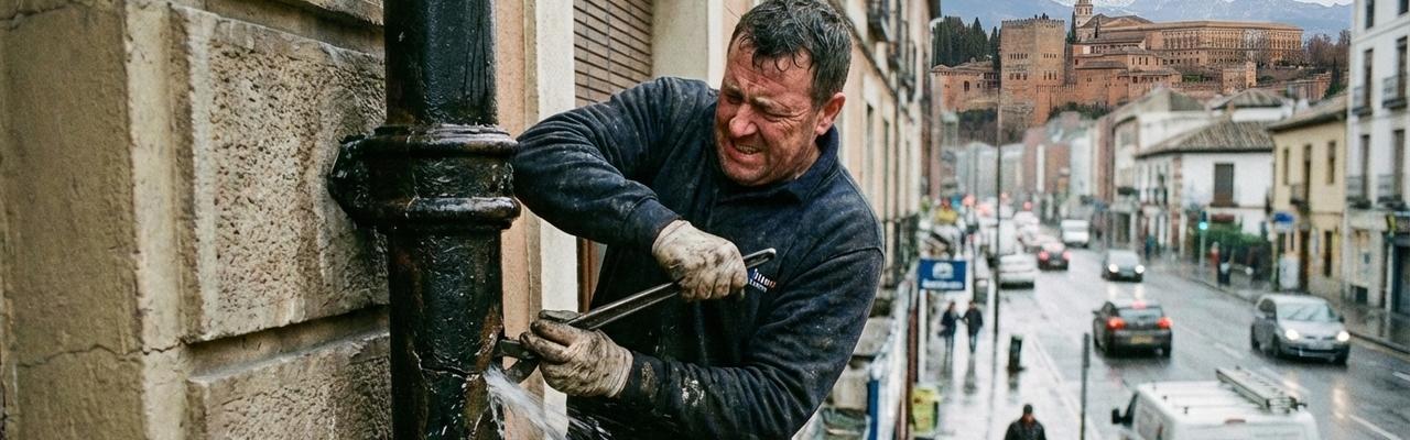 Reparación urgente de bajantes en alhendin